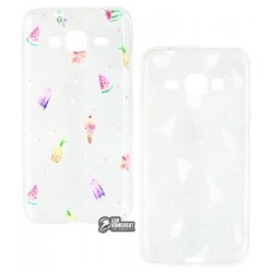 Чехол для Samsung J320 Galaxy J3 (2016), Juicy, силиконовый, арбуз