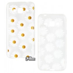 Чехол для Samsung J320 Galaxy J3 (2016), Juicy, силиконовый, ромашка