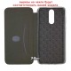 Чехол для Meizu Note 9, Fashion, книжка, черный