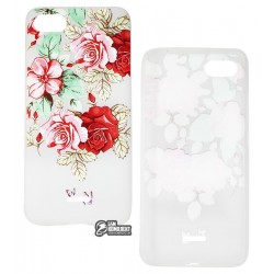 Чехол для Xiaomi Redmi 6A, силиконовый, матовый, цветок 2