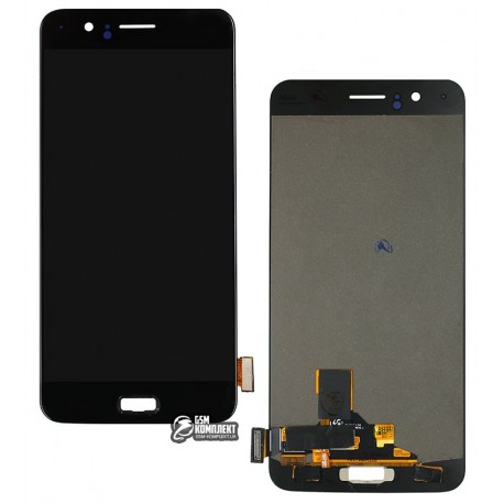 Дисплей для OnePlus 5, черный, с сенсорным экраном (дисплейный модуль)