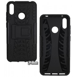 Чохол для Huawei Y7 Pro (2019) / Enjoy 9, TOTO Dazzle kickstand 2 in 1, силікон + пластик, чорний Чохол для Huawei Y7 Pro (2019) / Enjoy 9, TOTO Dazzle kickstand 2 in 1, силікон + пластик, чорний