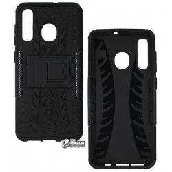 Чехол для Samsung A205F Galaxy A20 (2019), A305F Galaxy A30 (2019), TOTO Dazzle kickstand 2 in 1, силикон+пластик, черный Чехол для Samsung A205F Galaxy A20 (2019), A305F Galaxy A30 (2019), TOTO Dazzle kickstand 2 in 1, силикон+пластик, черный