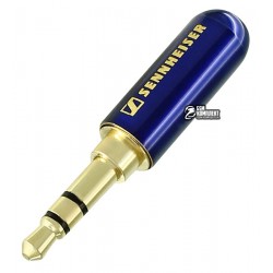 Штекер JACK 3,5мм 3pin (стерео), Sennheiser, металлический корпус Штекер JACK 3,5мм 3pin (стерео), Sennheiser, металлический корпус