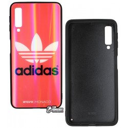 Чехол для Samsung A750 Galaxy A7 (2018), WAVE Monaco Case, силикон-стекло, adidas