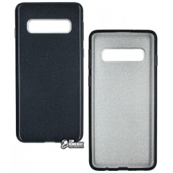 Чехол для Samsung G973 Galaxy S10 (2019), Twins, силикон-пластик, черный