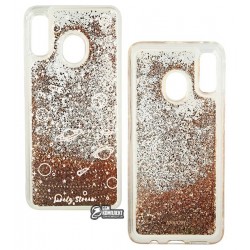 Чехол для Samsung A205F/A305F Galaxy A20/A30, Lovely Stream, силиконовый с жидкостью, аквариум, (gold space) Чехол для Samsung A205F/A305F Galaxy A20/A30, Lovely Stream, силиконовый с жидкостью, аквариум, (gold space)