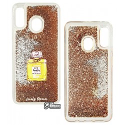 Чехол для Samsung A205F/A305F Galaxy A20/A30, Lovely Stream, силиконовый с жидкостью, аквариум, (Number 5 beauty Paris) Чехол для Samsung A205F/A305F Galaxy A20/A30, Lovely Stream, силиконовый с жидкостью, аквариум, (Number 5 beauty Paris)
