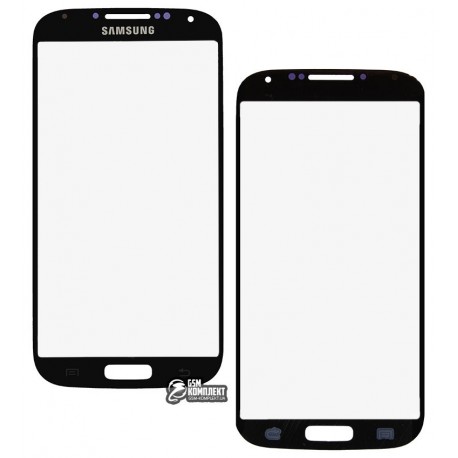 Стекло корпуса для Samsung I9500 Galaxy S4, I9505 Galaxy S4, черное, Black Edition