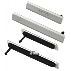 Боковая заглушка для Sony D6502 Xperia Z2, D6503 Xperia Z2, полный комплект, белая