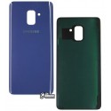 Задня панель корпусу для Samsung A730F Galaxy A8 + (2018), A730F / DS Galaxy A8 + (2018), фіолетова, сірий колір