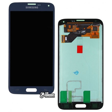 Дисплей для Samsung G903 Galaxy S5 Neo, чорний, з сенсорним екраном (дисплейний модуль)