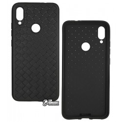 Чехол для Xiaomi Redmi Note 7, Weaving Case, силикон, черный