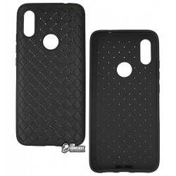 Чехол для Xiaomi Redmi 7, Weaving Case, силикон, черный