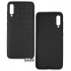Чехол для Samsung Galaxy A70 (A705F), Weaving Case, силикон, черный
