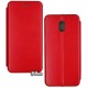 Чехол для Meizu M6s, Fashion (level), книжка, бордо