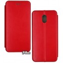 Чехол для Meizu M6s, Fashion (level), книжка, бордо