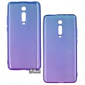Чехол для Xiaomi Mi 9T/Mi 9T Pro (Redmi K20/K20 Pro), Gradient Design, прозрачный силикон, голубой-фиолетовый