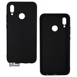 Чехол для Huawei P20 Lite, Joy, матовый силиконовый, черный