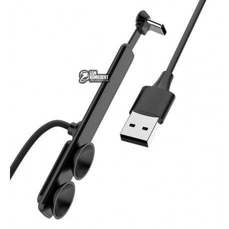 Кабель Type-C - USB, Hoco U51 Fun tour, игровой, антизалом, 1,2 метра, черный