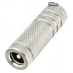 Гнездо питания DC 5,5/2,1мм, под кабель, металлический корпус