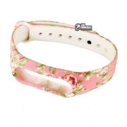 Браслет для Xiaomi Mi Band 2, с узором flowers and hearts