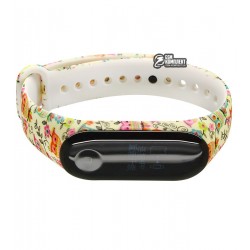 Ремешок для Xiaomi Mi Band 3 / Mi Band 4, с узором, совы