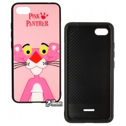 Чехол для Xiaomi Redmi 6A, TOTO, Cartoon Print Glass, Pink Panther Чехол для Xiaomi Redmi 6A, TOTO, Cartoon Print Glass, Pink Panther