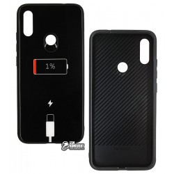 Чехол для Xiaomi Redmi Note 7, TOTO, Cartoon Print Glass, Battery Charge