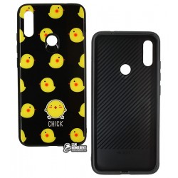 Чехол для Xiaomi Redmi Note 7, TOTO, Cartoon Print Glass, Chick