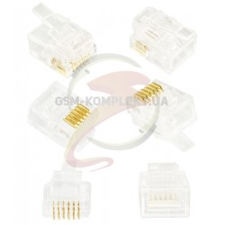 Коннектор 6р6с (RJ-12) Коннектор 6р6с (RJ-12)