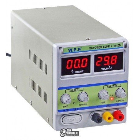 Лабораторный блок питания WEP PS-3010D 30V 10A цифровая индикация