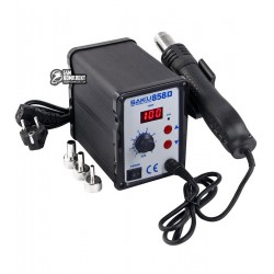 Термовоздушная паяльная станция Baku BK858D, фен с цифровым блоком регулеровки Термовоздушная паяльная станция Baku BK858D, фен с цифровым блоком регулеровки