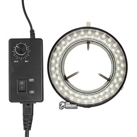 Кольцевая LED подсветка, с регулировкой яркости, для микроскопов серии XTX, AC 220V