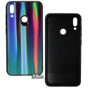 Чохол для Huawei Y7 2019, TOTO Aurora Print Glass Case