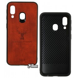 Чехол для Samsung A405F Galaxy A40 (2019), TOTO Deer Shell With Leather Effect Чехол для Samsung A405F Galaxy A40 (2019), TOTO Deer Shell With Leather Effect