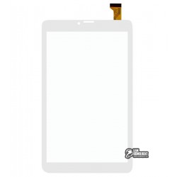 Тачскрін (сенсорний екран, сенсор) для китайського планшета 8 ", 30 pin, з маркуванням DP080133-F1, XLD808-V0, CX-071-08100A1, для Nomi C080010 Libra 2 3G, Digma Plane 8548S 3G, Bravis NB851, розмір 204 * 120 мм, білий Тачскрін (сенсорний екран, сенсор) для китайського планшета 8 ", 30 pin, з маркуванням DP080133-F1, XLD808-V0, CX-071-08100A1, для Nomi C080010 Libra 2 3G, Digma Plane 8548S 3G, Bravis NB851, розмір 204 * 120 мм, білий