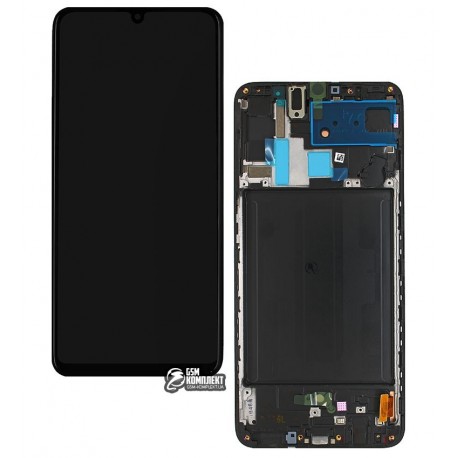 Дисплей для для Samsung A705F/DS Galaxy A70, черный, с тачскрином, оригинал, (GH82-19747A)