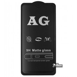 Закаленное защитное стекло для Samsung A105 / M105 Galaxy A10 / M10 (2019), 0,26 мм 9H, 2.5D, Full Glue, матовое, черное
