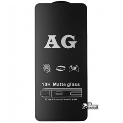 Закаленное защитное стекло для Samsung A805 / A905 Galaxy A80 / A90 (2019), 0,26 мм 9H, 2.5D, Full Glue, матовое, черное