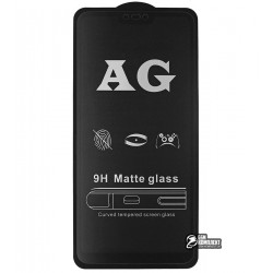 Закаленное защитное стекло для Xiaomi Mi 8 Lite/ Mi 8x, 0,26 мм 9H, 2,5D, Full Glue, матовое, черное