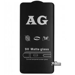 Закаленное защитное стекло для Samsung A705 Galaxy A70 2019, 0,26 мм 9H, 2.5D, Full Glue, матовое, черное