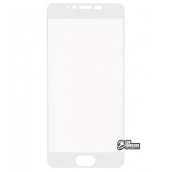 Закаленное защитное стекло Tiger Glass для Meizu M5, 0,26 mm 9H, 2.5D, белое