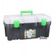 Ящик для инструментов с органайзером Virok "Green box 22" 550 x 267 x 270мм