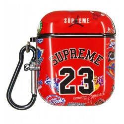 Чехол для Apple AirPods, Young Style, пластик, (supreme jordan)