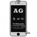 Защитное стекло для iPhone 7 / iPhone 8, SE (2020), 0,26 мм 9H, 2.5D, Full Glue, матовое