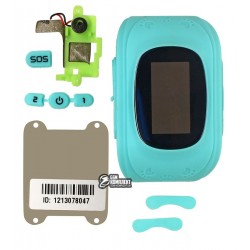 Корпус детских смарт часов Q50 со стеклом, голубой