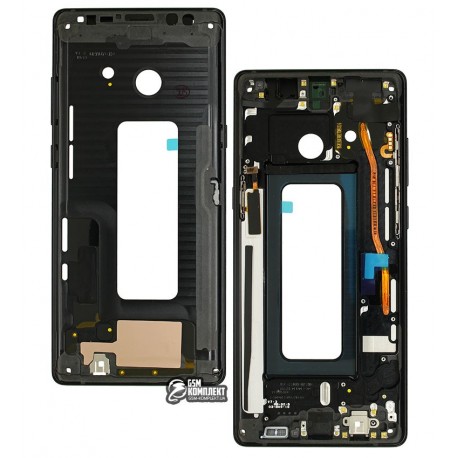 Рамка крепления дисплея для Samsung N950FD Galaxy Note 8 Duos, черная