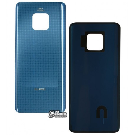 Задняя панель корпуса Huawei Mate 20 Pro, синяя, High Copy, midnight blue