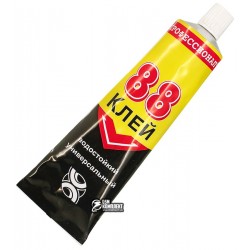 Клей 88 универсальный, водостойкий, для склеивания металла, дерева, пластика, стекла, керамики, кожи, резины, 100 г